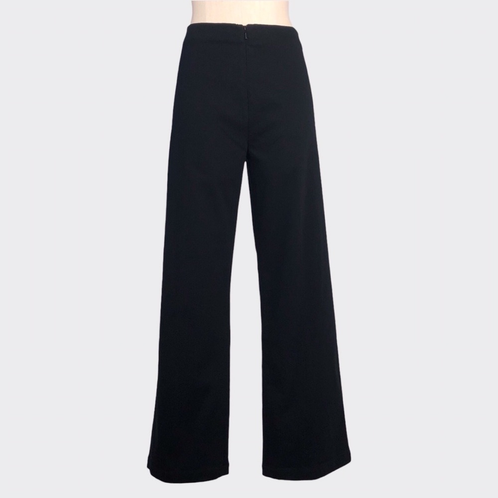 Soft Surroundings Petites High Rise Wide Leg Cotton Stretch Pants